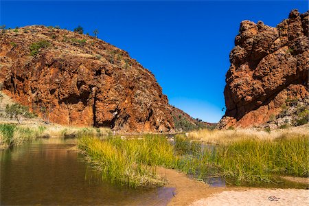 Glen Helen Gorge, West MacDonnell National Park, Northern Territory, Australia Stock Photo - Rights-Managed, Code: 700-08232344