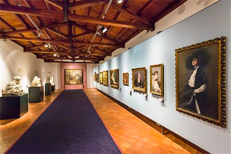 european painting - Artwork at Galleria d'Arte Moderna Empedocle Restivo in Palermo, Sicily, Italy Stock Photo - Rights-Managed, Code: 700-08701828