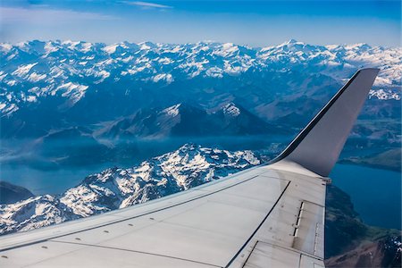 Flying out of Queenstown, Otago, New Zealand Foto de stock - Con derechos protegidos, Código: 700-08713448