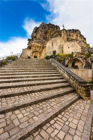 religious cross nobody - Church of Santa Maria di Idris, Matera, Basilicata, Italy Stock Photo - Rights-Managed, Code: 700-08737520