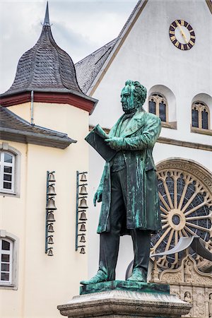 simsearch:832-03233349,k - Close-up of the Johannes Muller Monument in Jesuit Square in the city center of Koblenz in Germany Stock Photo - Rights-Managed, Code: 700-08973633