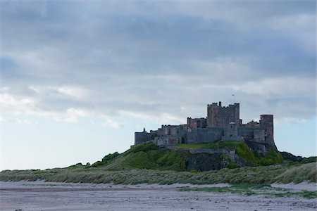 simsearch:700-04003402,k - Bamburgh Castle and beach in Bamburgh in Northumberland, England, United Kingdom Stock Photo - Rights-Managed, Code: 700-09013952