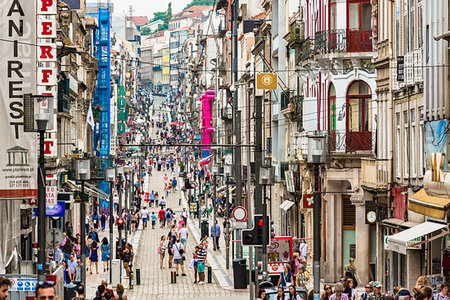simsearch:700-08146472,k - Busy street scene in Porto, Norte, Portugal Stock Photo - Rights-Managed, Code: 700-09226622
