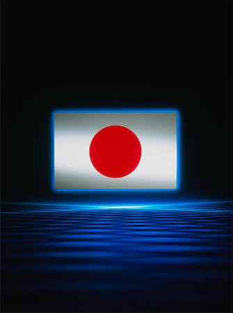 Flag of Japan Stock Photo - Rights-Managed, Code: 700-00004356
