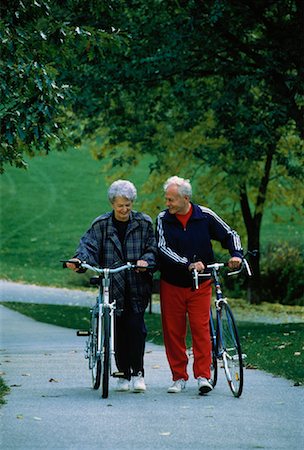 Mature Couple with Bicycles Stock Photo - Rights-Managed, Code: 700-00007411