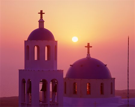 simsearch:600-07802720,k - Sunrise Santorini, Greece Foto de stock - Con derechos protegidos, Código: 700-00007808