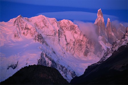 Sunrise Las Torres Patagonia, Argentina Stock Photo - Rights-Managed, Code: 700-00008058