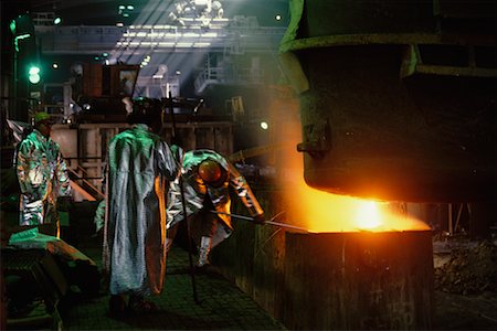 factory workers group picture - Steel Mill Stock Photo - Rights-Managed, Code: 700-00002958