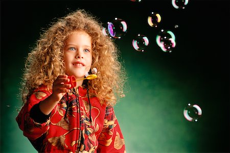 simsearch:700-00033360,k - Little Girl Blowing Bubbles Stock Photo - Rights-Managed, Code: 700-00014461