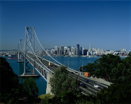 simsearch:700-00650042,k - Bay Bridge San Francisco, California, USA Stock Photo - Rights-Managed, Code: 700-00015059