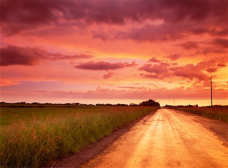 simsearch:700-00016300,k - Rural Road After Spring Rain Alberta, Canada Stock Photo - Rights-Managed, Code: 700-00016452