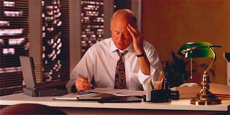 simsearch:700-00035269,k - Mature Businessman at Desk Stock Photo - Rights-Managed, Code: 700-00017527
