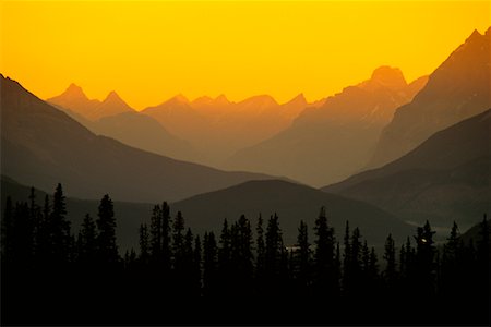 simsearch:700-00549253,k - Jasper National Park at Sunset Alberta, Canada Stock Photo - Rights-Managed, Code: 700-00012832