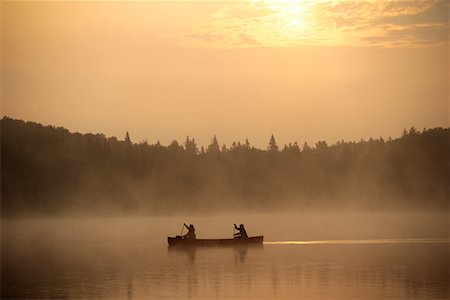 Canoeing at Tom Thomson Lake Algonquin Park, Ontario, Canada Stock Photo - Rights-Managed, Code: 700-00012923