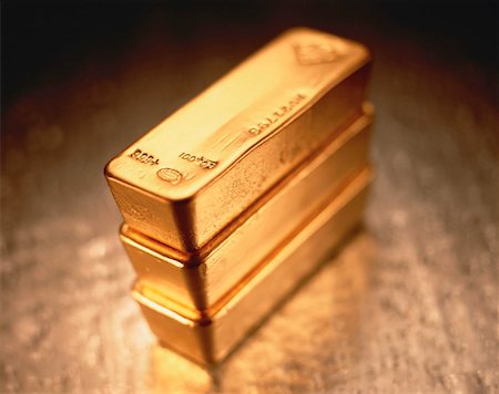 simsearch:700-00026238,k - Stack of Gold Ingots Stock Photo - Rights-Managed, Code: 700-00024074