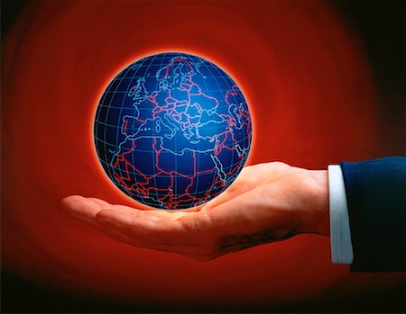 simsearch:700-00362048,k - Hand Holding Globe Europe and North Africa Stock Photo - Rights-Managed, Code: 700-00024714