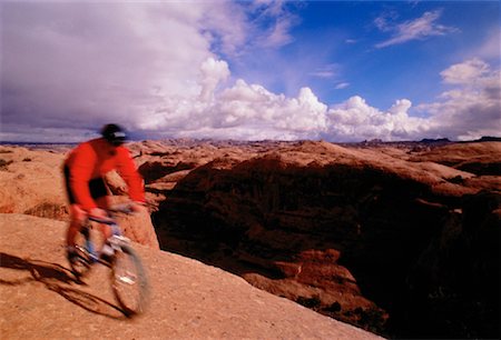 peter griffith - Man Cycling Moab, Utah, USA Stock Photo - Rights-Managed, Code: 700-00024981