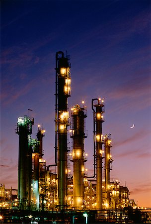 simsearch:700-00018773,k - Oil Refinery at Dusk Texas, USA Stock Photo - Rights-Managed, Code: 700-00026008