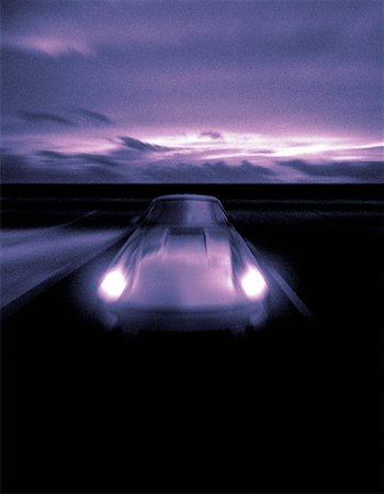 simsearch:700-00089787,k - Blurred View of Speeding Car at Dusk Stock Photo - Rights-Managed, Code: 700-00026621