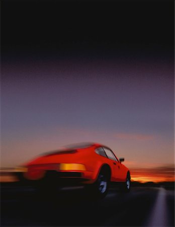 simsearch:700-00089787,k - Blurred View of Car at Sunset Stock Photo - Rights-Managed, Code: 700-00027011