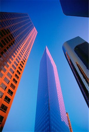 simsearch:700-00608810,k - Looking Up at Office Towers Los Angeles, California, USA Stock Photo - Rights-Managed, Code: 700-00027886
