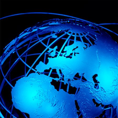 simsearch:700-00280293,k - Close-Up of Wire Globe Europe Stock Photo - Rights-Managed, Code: 700-00028962