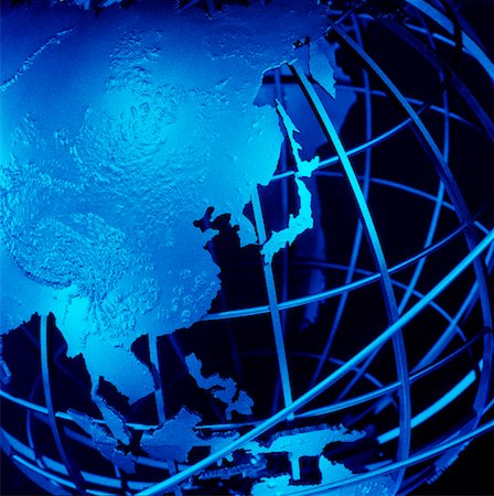 simsearch:700-00280293,k - Close-Up of Wire Globe Asia Stock Photo - Rights-Managed, Code: 700-00028963