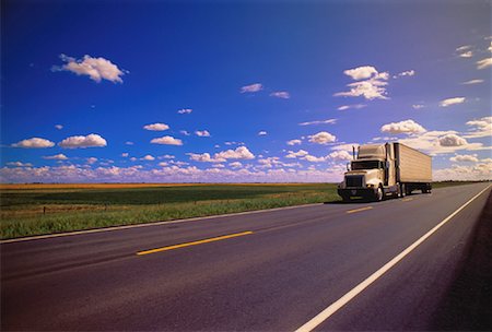 simsearch:700-00068576,k - Transport Truck on Road Stock Photo - Rights-Managed, Code: 700-00020232