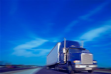 simsearch:700-00068576,k - Transport Truck and Sky Stock Photo - Rights-Managed, Code: 700-00021266
