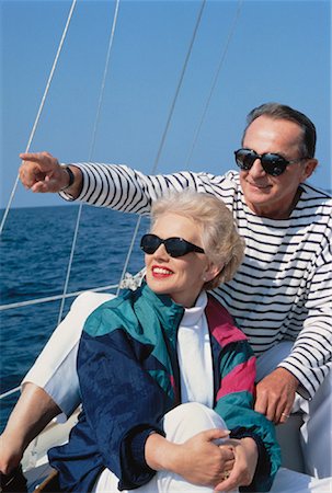 simsearch:700-00031838,k - Mature Couple on Sailboat Stock Photo - Rights-Managed, Code: 700-00021508