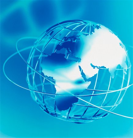 simsearch:700-00280293,k - Wire Globe and Shadow Europe and Africa Stock Photo - Rights-Managed, Code: 700-00021916