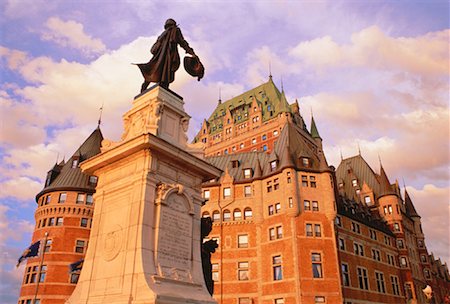 Chateau Frontenac Quebec City, Quebec, Canada Foto de stock - Con derechos protegidos, Código: 700-00022289