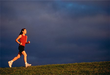 peter griffith - Woman Jogging Outdoors Stock Photo - Rights-Managed, Code: 700-00022455