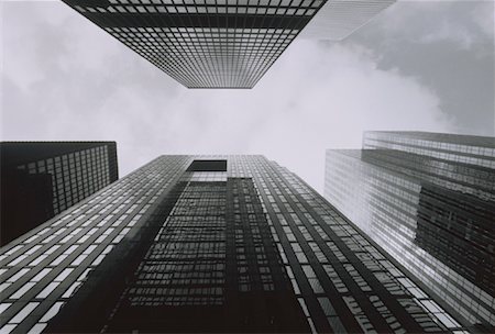 simsearch:700-00082181,k - Looking Up at Office Towers Financial District Toronto, Ontario, Canada Stock Photo - Rights-Managed, Code: 700-00022745