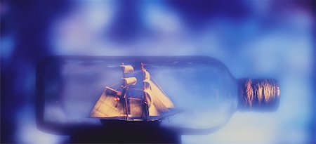 ship in a bottle - Schooner in Bottle Stock Photo - Rights-Managed, Code: 700-00022783