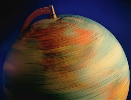 Close-Up of Spinning Globe North America Foto de stock - Con derechos protegidos, Código: 700-00023544