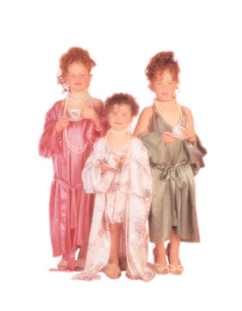 simsearch:700-00023167,k - Portrait of Three Girls in Womens Clothing Stock Photo - Rights-Managed, Code: 700-00023732