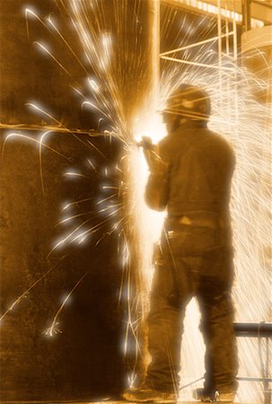 simsearch:700-00030097,k - Man Welding Stock Photo - Rights-Managed, Code: 700-00035369