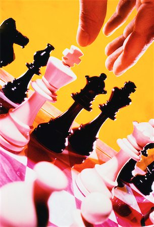 simsearch:700-00075674,k - Close-Up of Chess Game Stock Photo - Rights-Managed, Code: 700-00036236