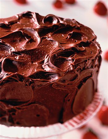 simsearch:700-00477709,k - Close-Up of Chocolate Cake Stock Photo - Rights-Managed, Code: 700-00030518