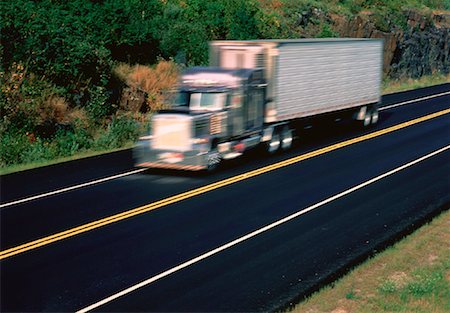 simsearch:700-00068576,k - Blurred Transport Truck Stock Photo - Rights-Managed, Code: 700-00030567