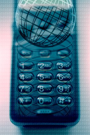 simsearch:700-00031893,k - Close-Up of Cell Phone and Wire Globe Stock Photo - Rights-Managed, Code: 700-00031669