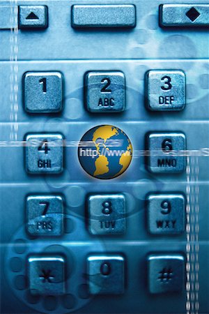 simsearch:700-00031893,k - Close-Up of Telephone Number Pad With Globe and Internet Address Stock Photo - Rights-Managed, Code: 700-00031672