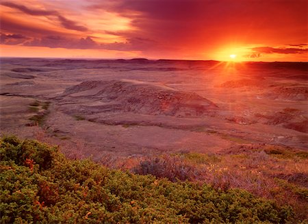 simsearch:700-00016300,k - Grasslands National Park at Sunset, Saskatchewan, Canada Stock Photo - Rights-Managed, Code: 700-00033650