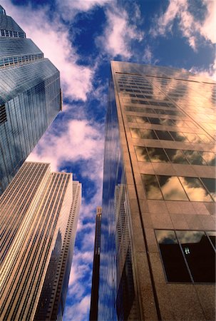 simsearch:700-00082181,k - Looking Up at Office Towers Stock Photo - Rights-Managed, Code: 700-00033727