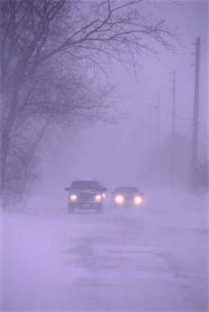 simsearch:700-00090429,k - Cars on Road in Snowstorm Ontario, Canada Stock Photo - Rights-Managed, Code: 700-00033738
