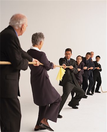 simsearch:632-05604001,k - Business People Playing Tug-of-War Stock Photo - Rights-Managed, Code: 700-00044363
