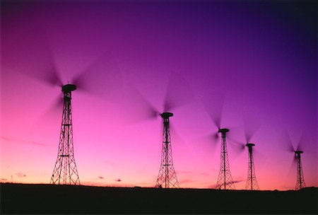 simsearch:600-00053375,k - Wind Turbines at Dusk Pincher Creek, Alberta, Canada Stock Photo - Rights-Managed, Code: 700-00044526