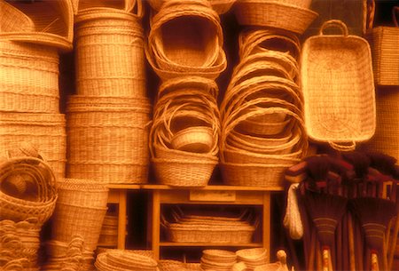 Wicker Baskets Miraflores, Peru Stock Photo - Rights-Managed, Code: 700-00044552