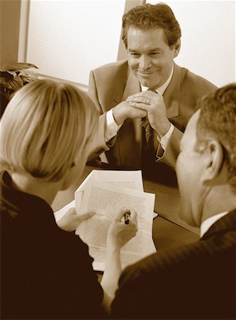 Business People in Meeting Stock Photo - Rights-Managed, Code: 700-00044835